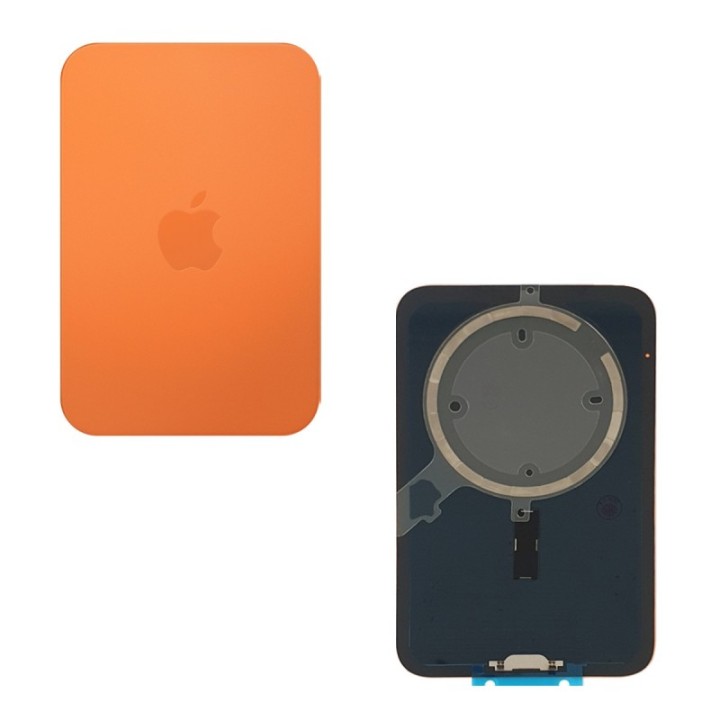 Tapa trasera con imán para iPhone 17 Pro naranja