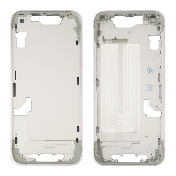 Carcasa intermedia para iPhone 16E blanca