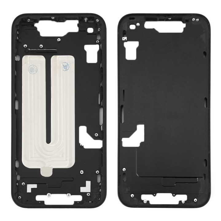 Carcasa intermedia para iPhone 16E negra