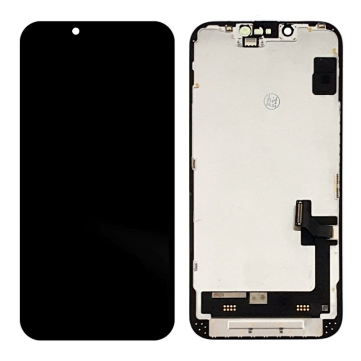 Pantalla completa para iPhone 16E negra original reparada